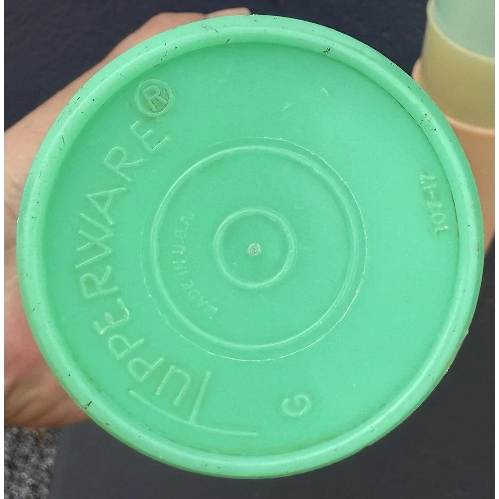 Vintage Set 9‎ TUPPERWARE Plastic Tumblers 16oz Stackable Indoor/Outdoor Cups